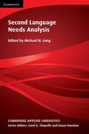 Second Language Needs Analysis Paperback