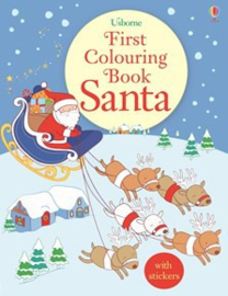 First colouring book: Santa