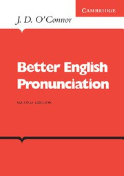 Better English Pronunciation Paperback