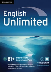 English Unlimited Intermediate Coursebook with ePortfolio and Online Workbook Pack