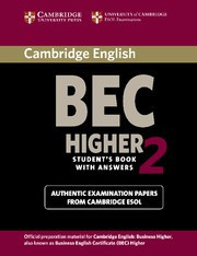 Cambridge BEC 2 Higher Student's Book with answers