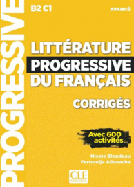 Littérature progressive du français - Niveau avancé - Corrigés - Nouvelle couverture