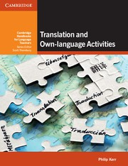 Translation and Own-language Activities Paperback