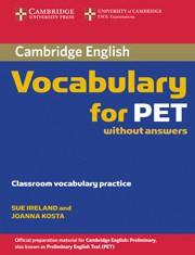 Cambridge Vocabulary for PET Book without answers