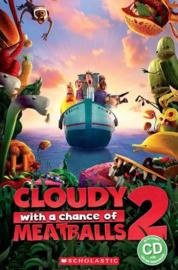 Cloudy with a Chance of Meatballs 2 + audio-cd (Level 2)