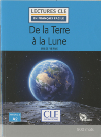 De la terre à la lun - - Niveau 2/A2 - Lecture CLE en français facile - Livre + CD