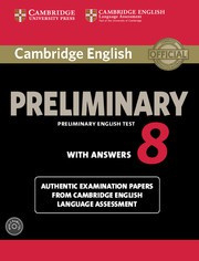 Cambridge English Preliminary 8 Student's Book Pack (Student's Book with answers and Audio CDs (2))