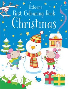 First colouring book: Christmas