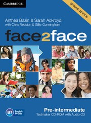 face2face Second edition Pre-intermediate Testmaker CD-ROM and Audio CD