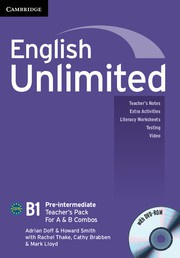 English Unlimited Combos Pre-intermediate A and B Teacher's Pack (Teacher's Book with DVD-ROM)