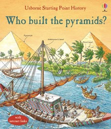 Who built the pyramids?