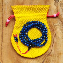 Edelsteen Mala - Lapis Lazuli & Pyriet - Ø 6mm