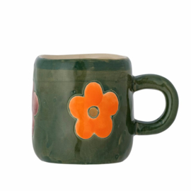 espresso kopje met bloemen