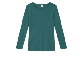 shirt ronde hals, granite groen