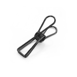 Knijper fish clip zwart small