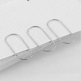 Paperclips zilver 50 mm | 10 stuks