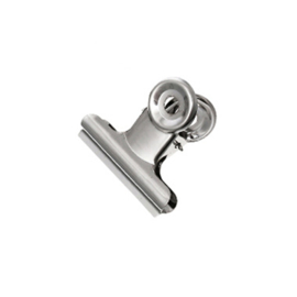 Bulldog clip zilver 20 mm