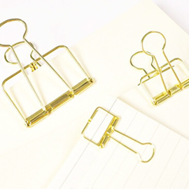 Binder clip goud 32 mm