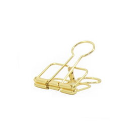 Binder clip goud 19 mm