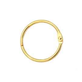 Sluitring goud 32 mm