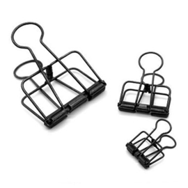 Binder clip zwart 51 mm