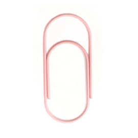 Paperclips roze 50 mm | 10 stuks
