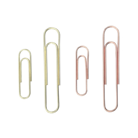 Paperclips goud 50 mm | 100 stuks