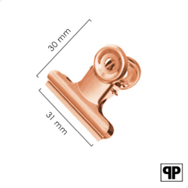 Bulldog clip koper 31 mm