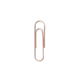 Paperclips koper 29 mm | 100 stuks