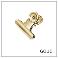 Gouden papierklem paperclip