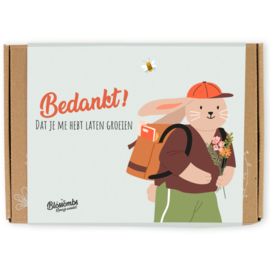 Blossombs Giftbox 'BEDANKT'