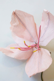 Papieren bloem - Lily Roze