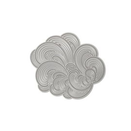 Magnetische Broche MIST - Zilver Mat