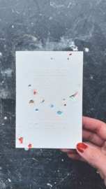 Postkaart 'The Rest Is Confetti'