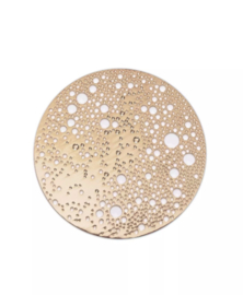 Magnetische Broche LUNAR - Klein - Goud Blinkend