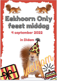 September 2022: Eekhoorns feest van 4 september 2022