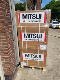 De nieuwe airco's zijn binnen !!