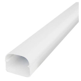 Tecnosystemi leidinggoot T75 lengte van 2m (74 x 56mm) RAL901