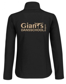 Women Jacket Softshell - Black/gold