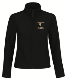 Women Jacket Softshell - Black/gold