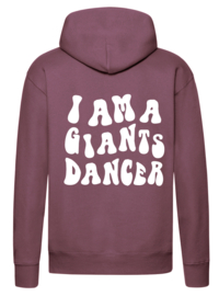 HOODIE 'I am a Giants dancer' Burgundy