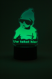 Baby met eigen tekst led lamp