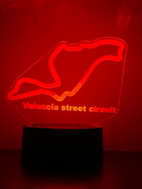 Valencia street circuit led lamp