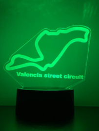 Valencia street circuit led lamp