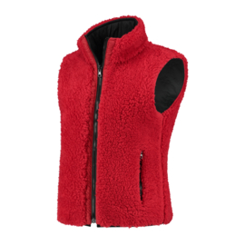 Omkeerbare Bodywarmer Storm - Zwart / Rood