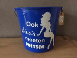 Emmer ook diva's moeten poetsen