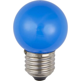 Led kogellamp E27 blauw