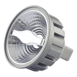 LED MR-16 Zilver 5 Watt COB 2700K 24°