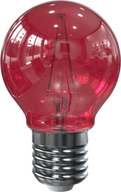 Led filament lamp G45/e27 rood