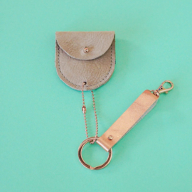 leather keychain